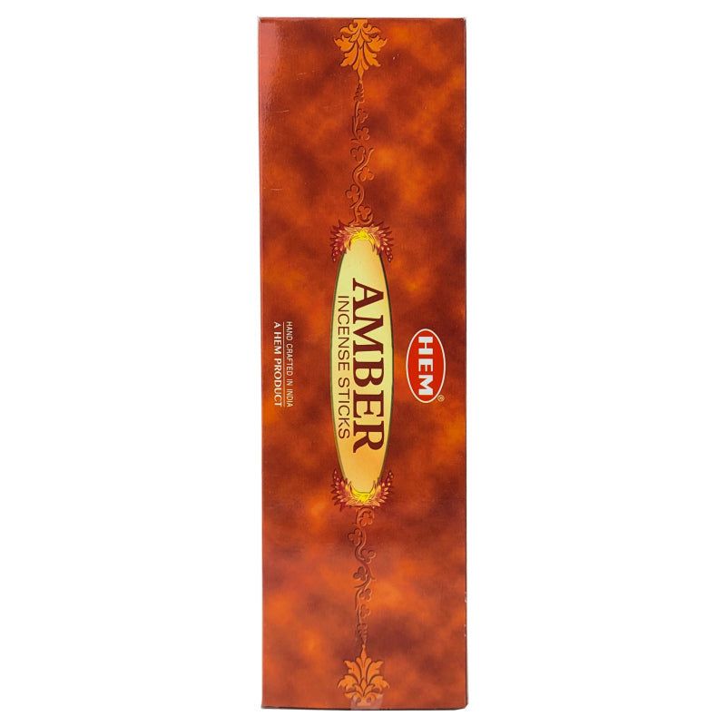 16&quot; Amber Jumbo Hem Incense Sticks (6 Pack Case - 10 Sticks Each Pack), SKU C01-03-hem jumbo-AMJ, U…
