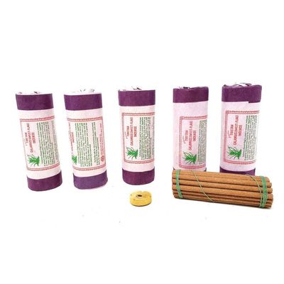 4.5&quot; Tibetan Incense Dhoop - Calamus (5 Packs of 30 Sticks), SKU J00-TI-BINS-Calamus, UPC 700317372…
