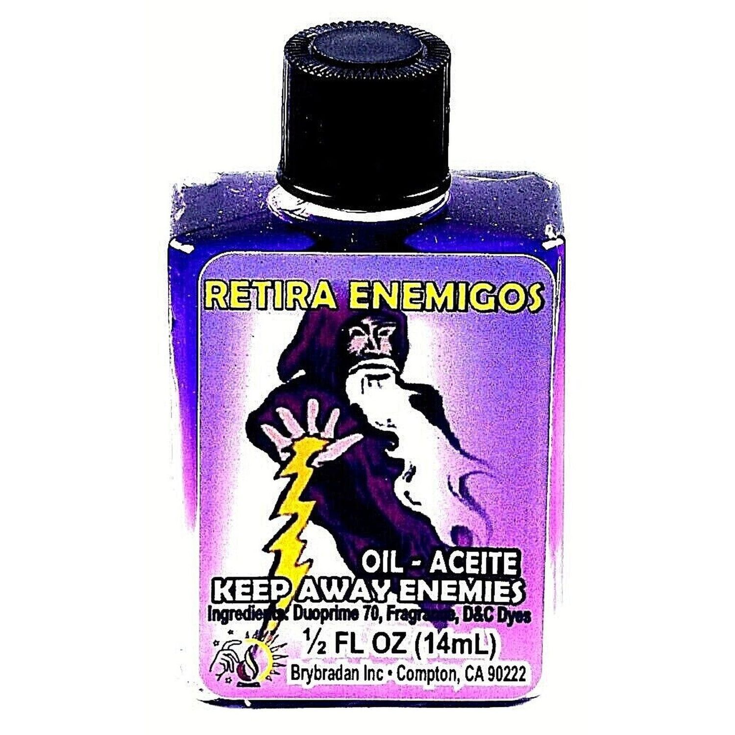 1/2 oz Brybradan Spiritual Oil - Keep Away Enemies, SKU RM-287480, UPC 700317362586