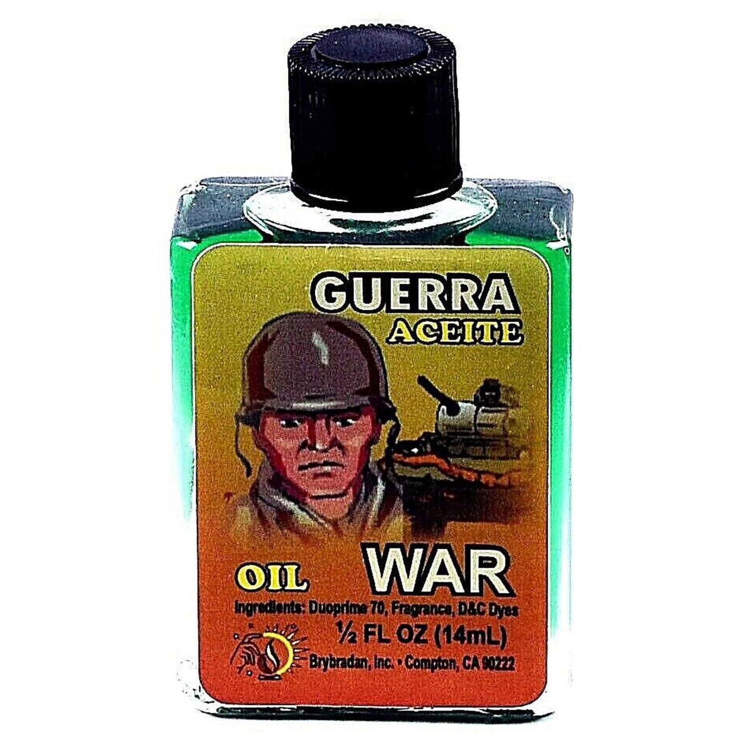 1/2 oz Brybradan Spiritual Oil - War, SKU RM-UNK287257, UPC 700317363521