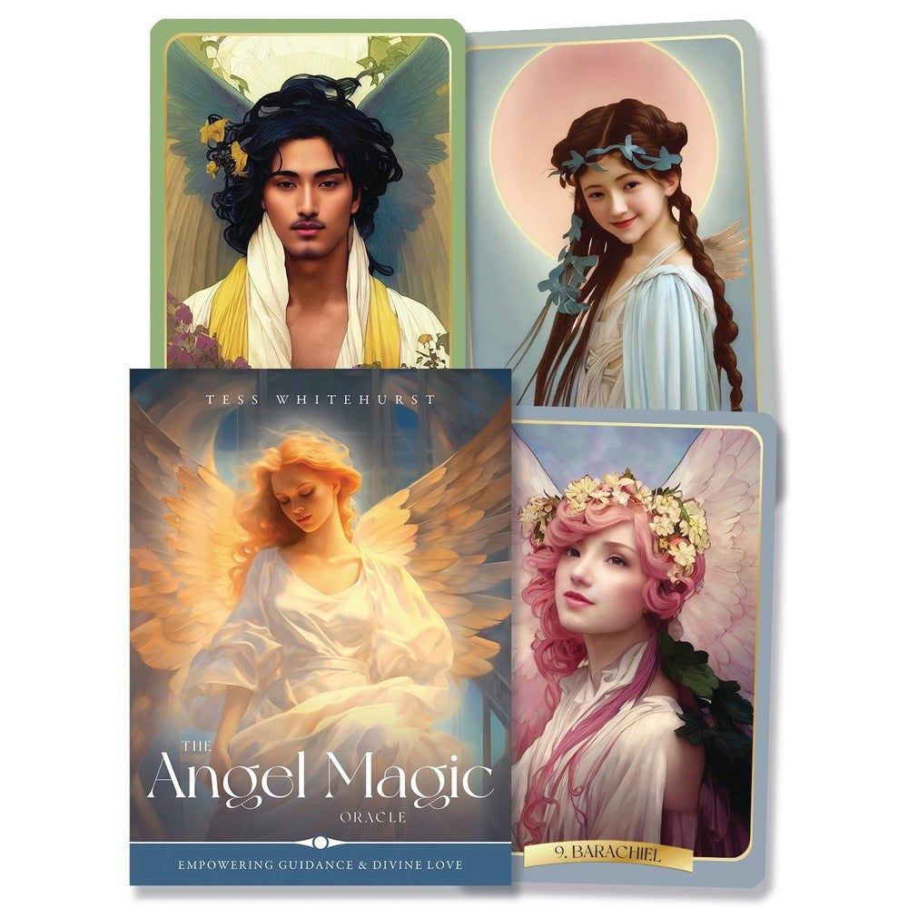 The Angel Magic Oracle by Tess Whitehurst, Jessica von Braun, SKU LW2224, UPC 700317371854