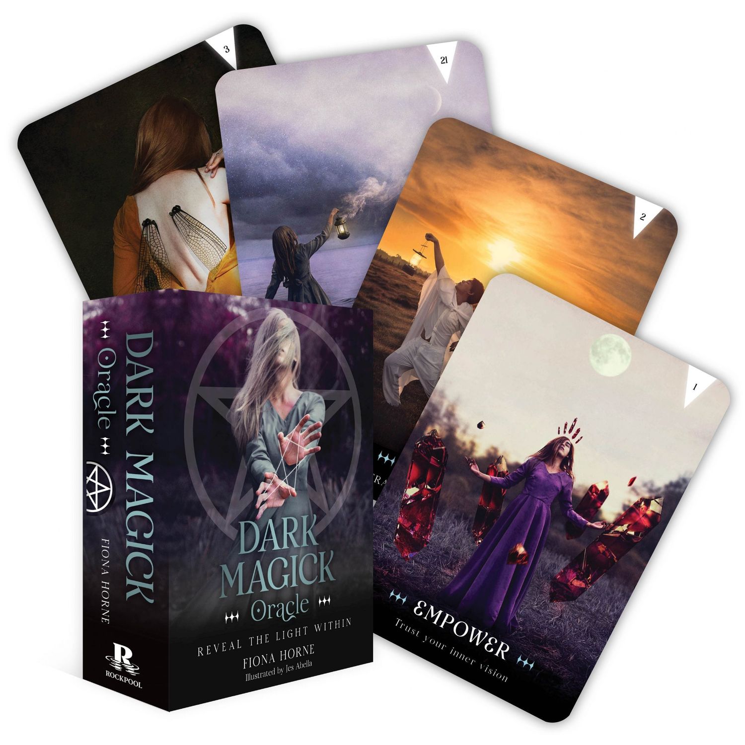 Dark Magick Oracle by Fiona Horne, SKU RP-59, UPC 700317300526