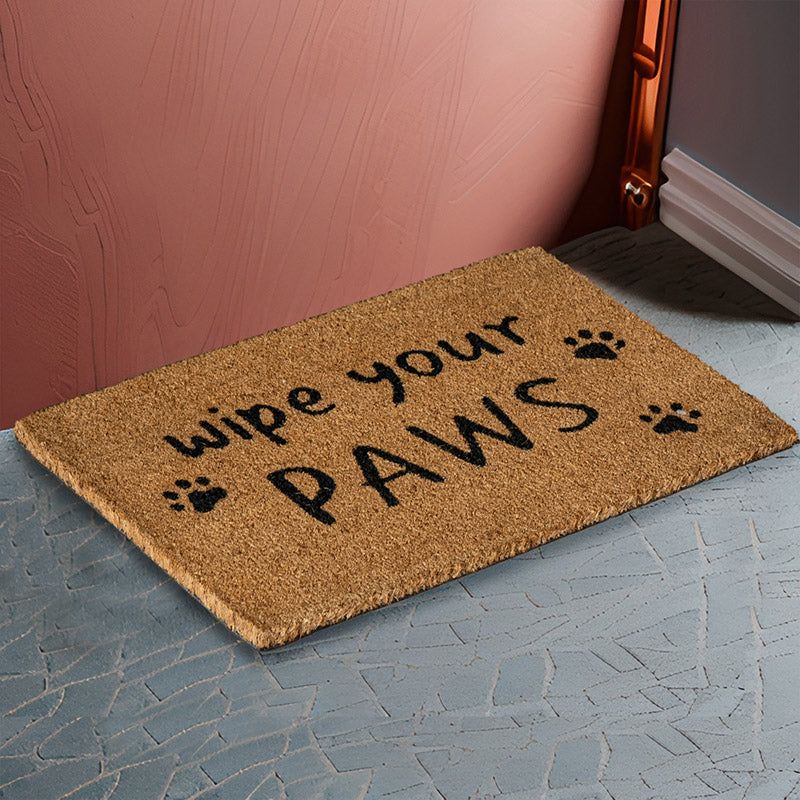 23.5&quot; Wipe Your Paws Doormat, SKU PG-15521, UPC 700317314813
