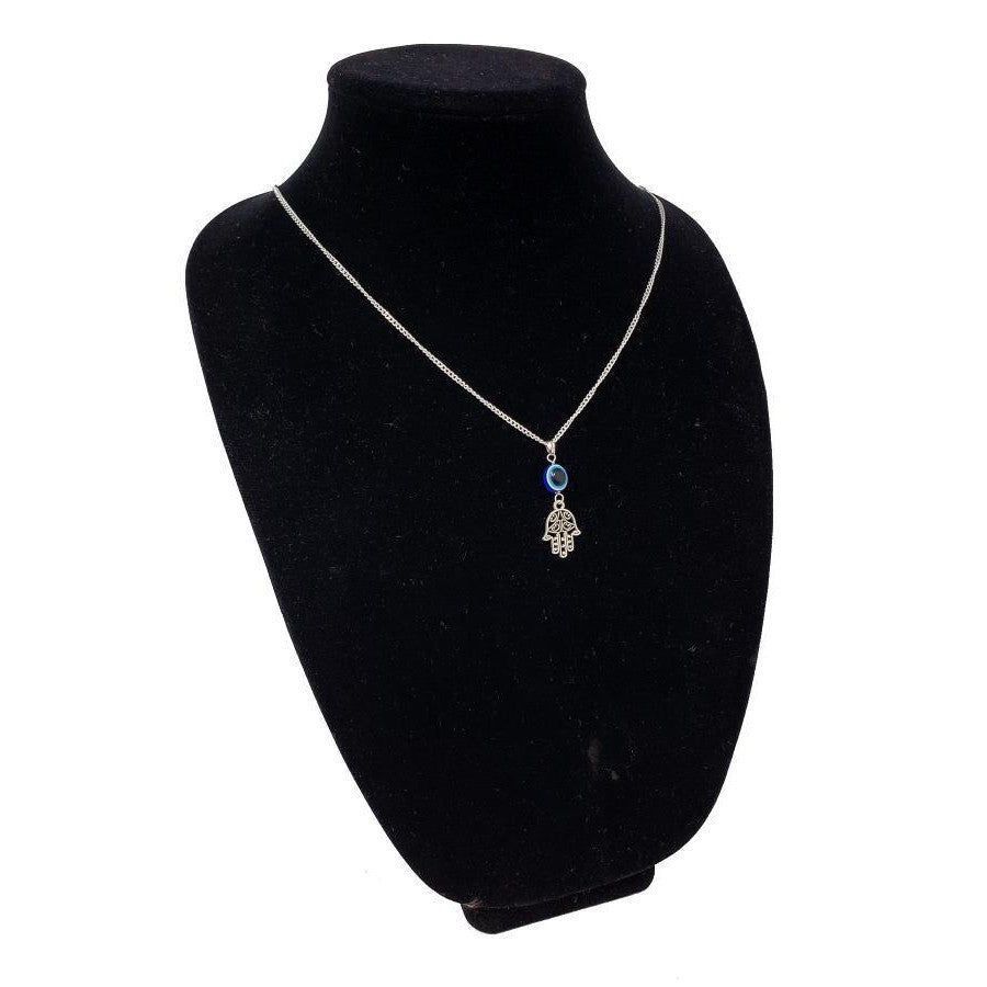 Hamsa Hand Evil Eye Necklace, SKU QQ230-Neck-HH, UPC 700317384762