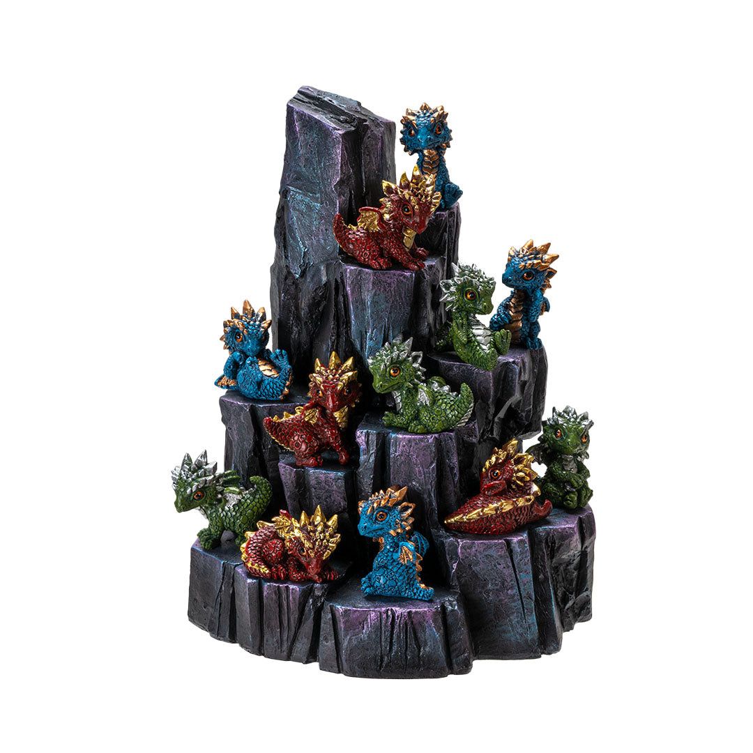 10&quot; Dragon Display with 12 Dragon Statues, SKU PG-16213, UPC 700317418931