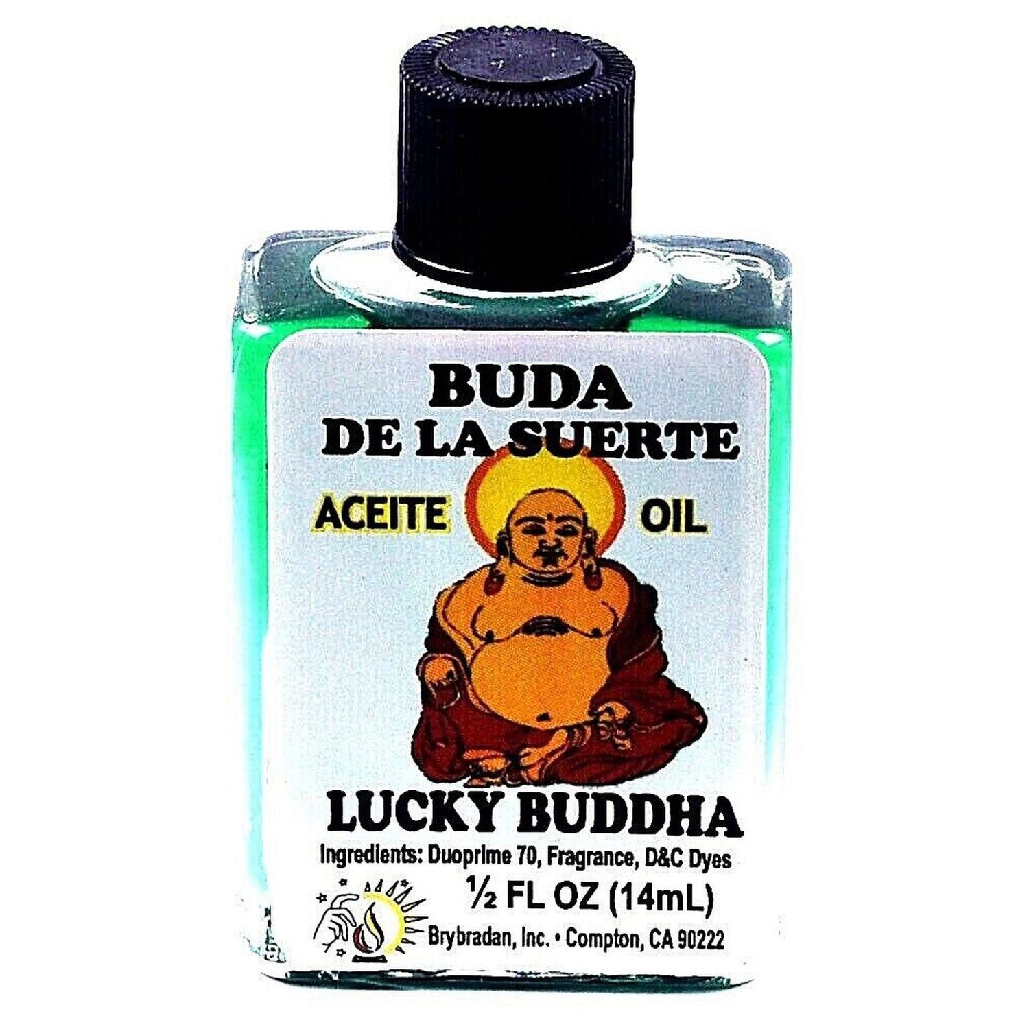 1/2 oz Brybradan Spiritual Oil - Lucky Buddha, SKU RM-287553, UPC 700317362678