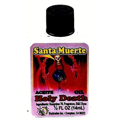 1/2 oz Brybradan Spiritual Oil - Holy Death Clear, SKU RM-49067, UPC 700317362418