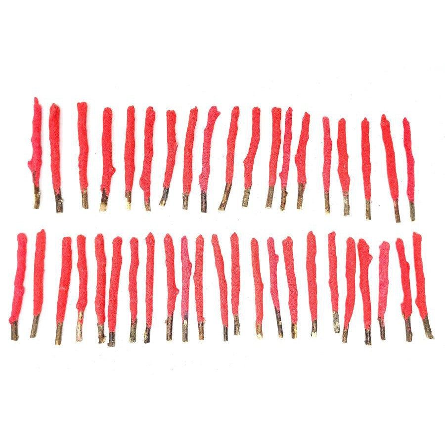 4&quot; Sandalwood Dipped Natural Sage Tree Branch Sticks (5 Pack), SKU K05-101-NSDIP-SD-D50, UPC 700317…