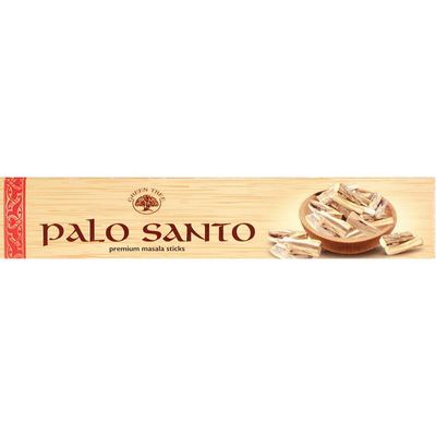 Green Tree Incense 15 gram - Palo Santo, SKU KH-72641-D12, UPC 700317392125