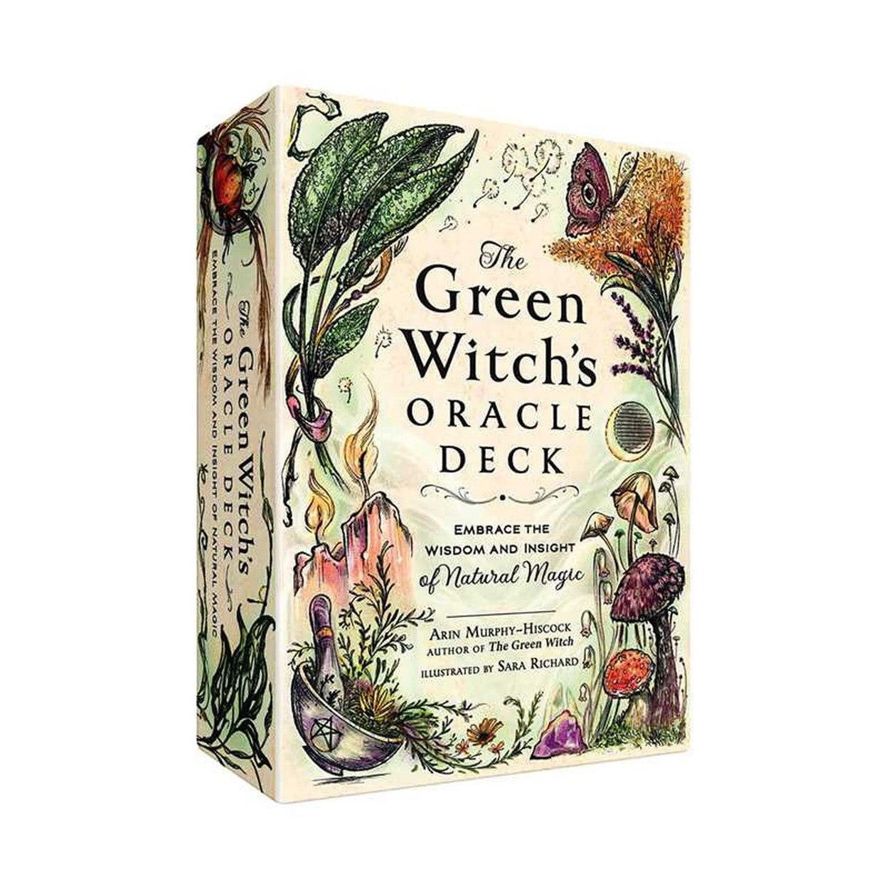 The Green Witch&#39;s Oracle Deck by Arin Murphy-Hiscock, Sara Richard, SKU SS-270, UPC 700317392248