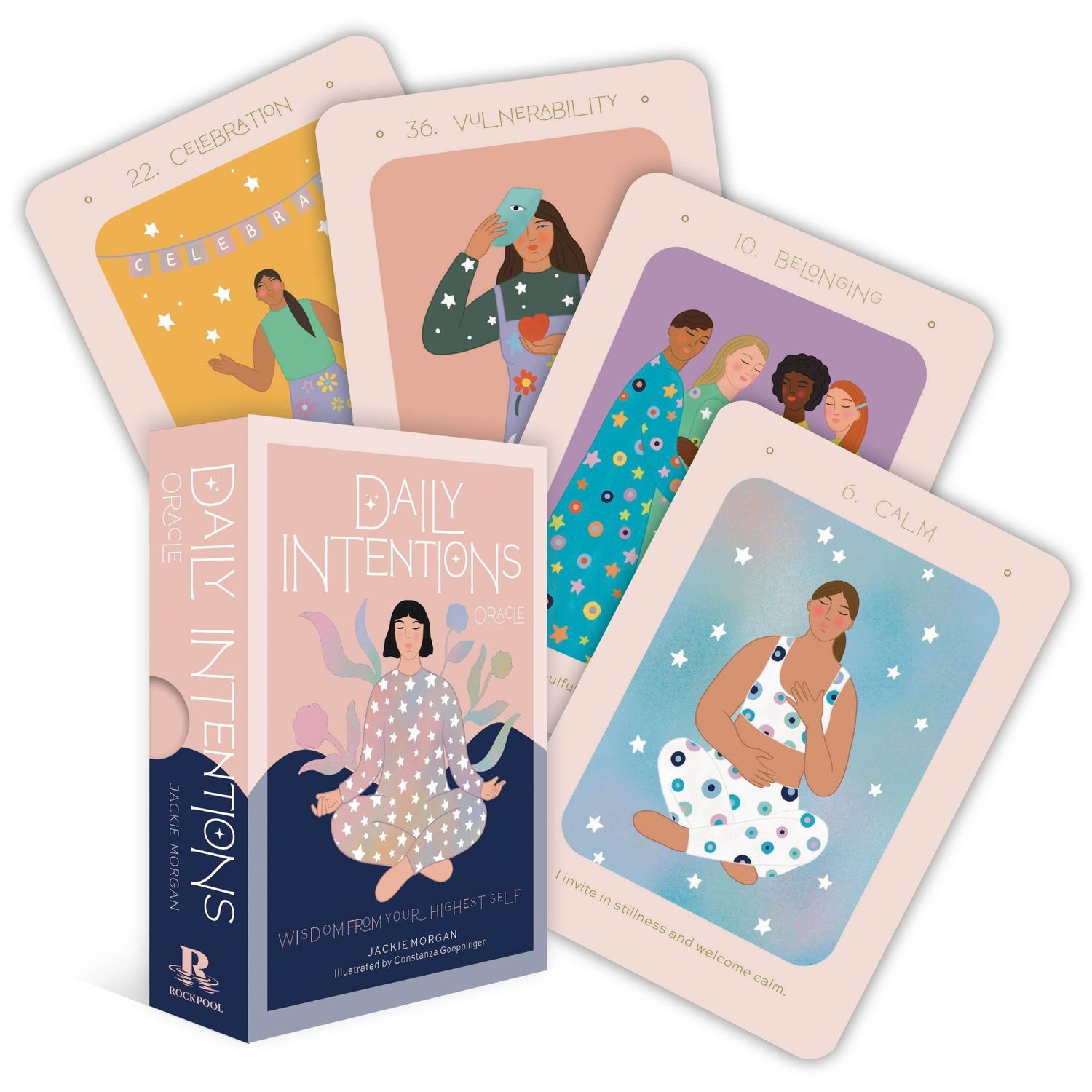Daily Intentions Oracle by Jackie Morgan, Constanza Goeppinger, SKU RP-57, UPC 700317352686