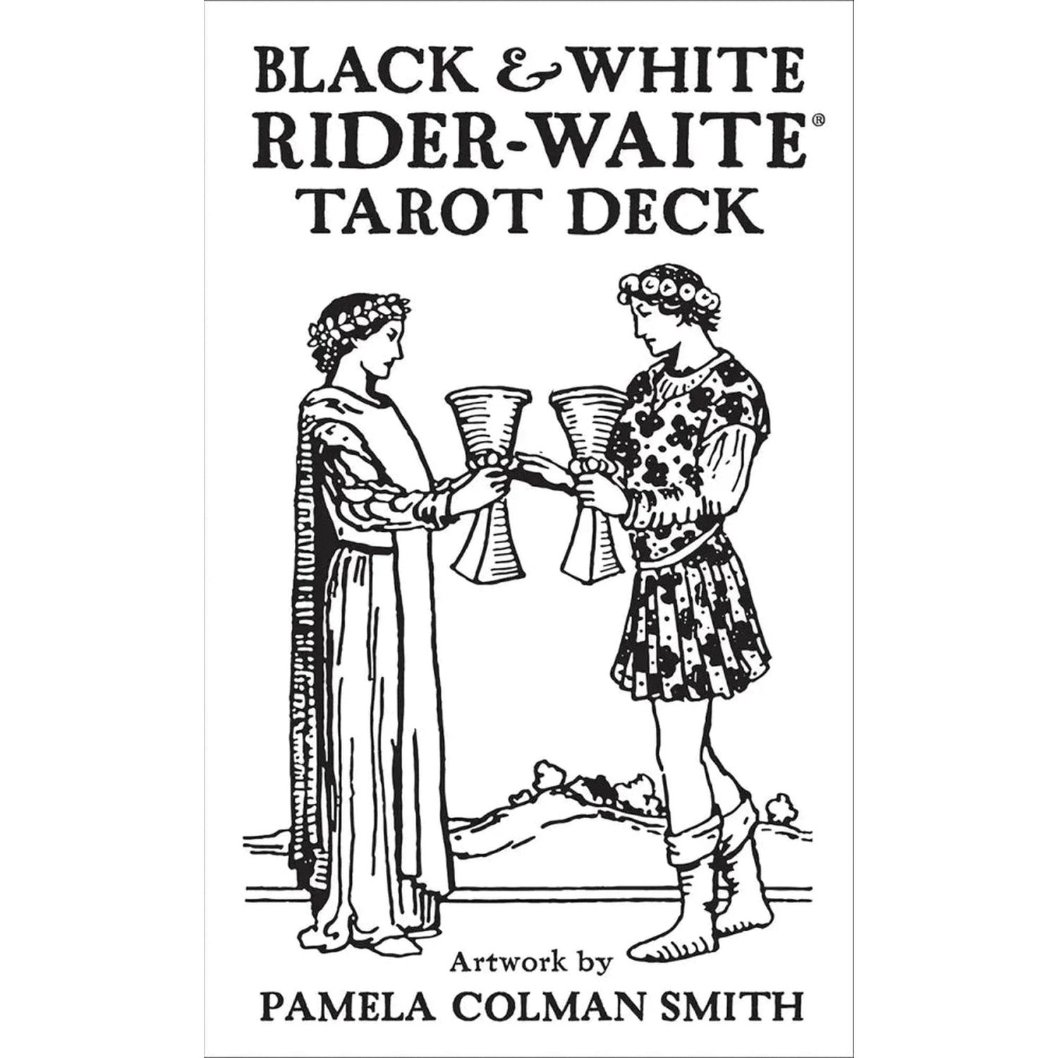 Black &amp; White Rider-Waite Tarot Deck by Jody Boginski Barbessi, Pamela Colman Smith, SKU UG-BWRW78,…