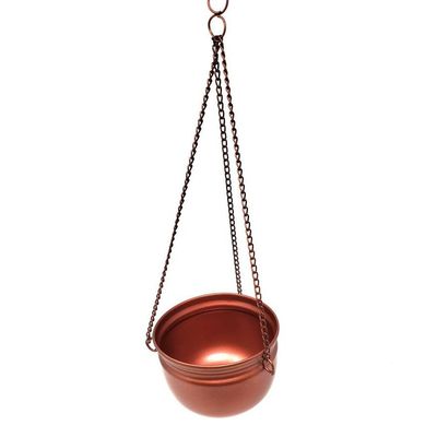 4&quot; Antiqued Copper Finish Metal Hanging Burner, SKU F02-121-U4, UPC 700317372103