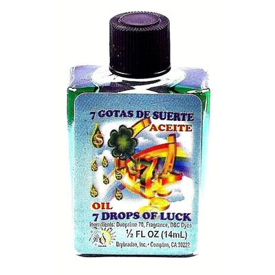 1/2 oz Brybradan Spiritual Oil - 7 Drops of Luck, SKU RM-287560, UPC 700317361725