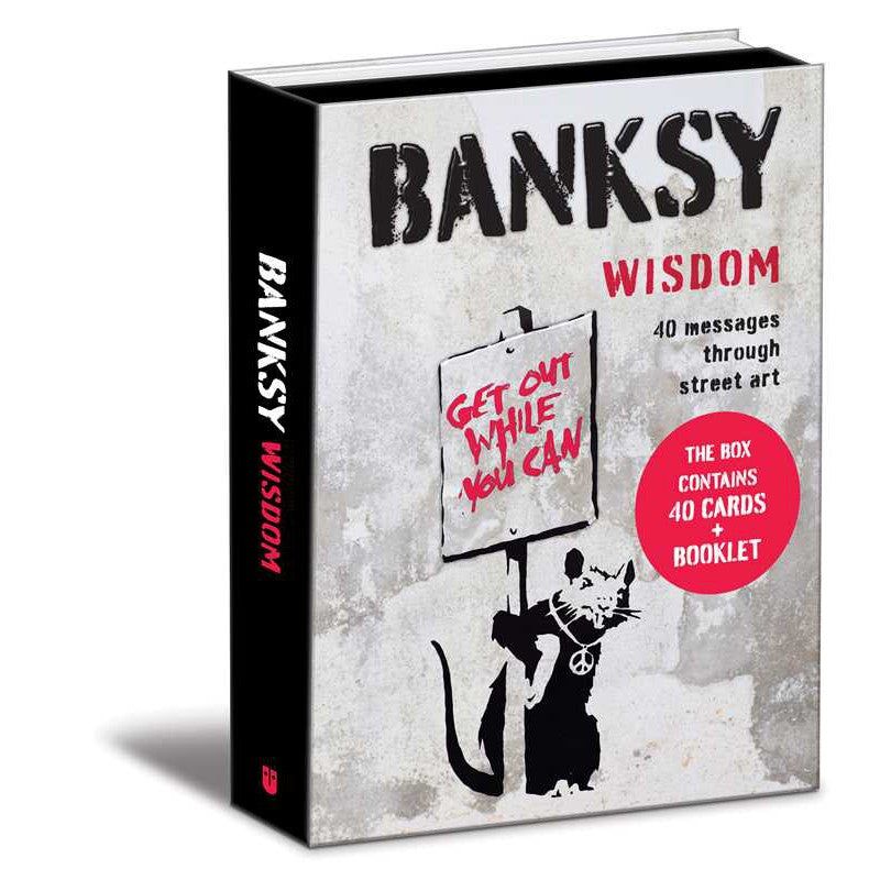 Banksy Wisdom Deck: 40 Messages Through Street Art by Giulia Manzi, Sabina De Gregori, SKU SS-391, …