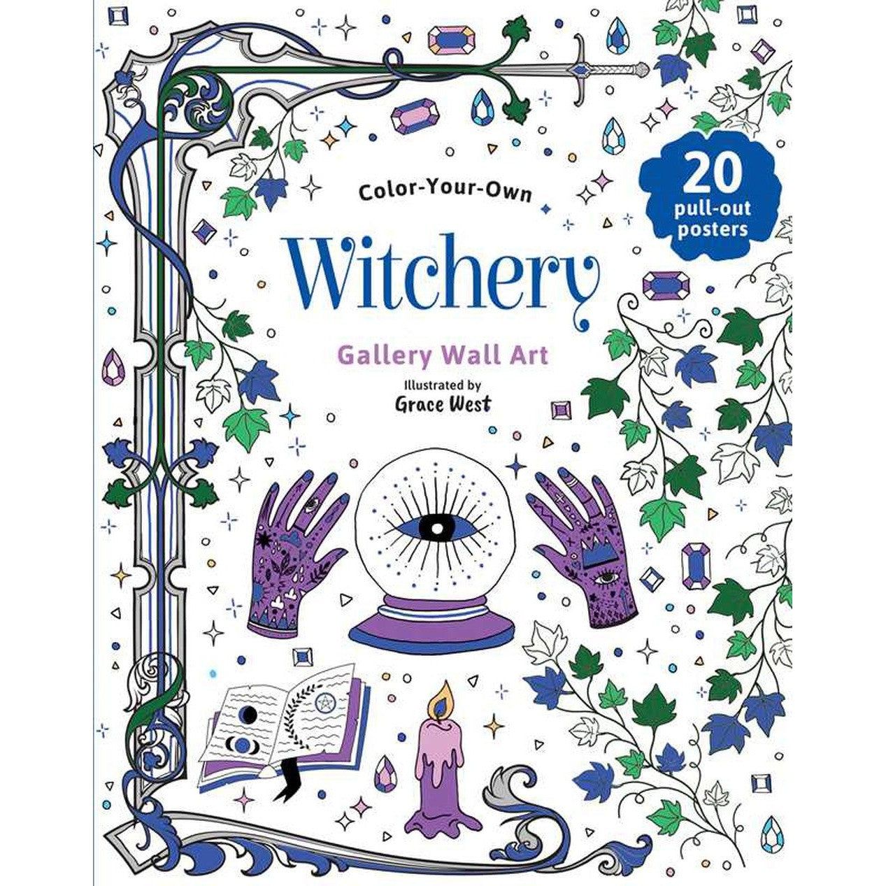 Witchery: Coloring Book by Grace West, SKU SS-154, UPC 700317389774
