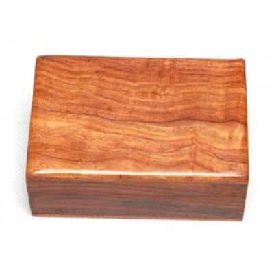 4&quot; x 6&quot; Carved Wood Box, SKU G07-18-M46P, UPC 700317383758