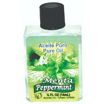 1/2 oz Brybradan Spiritual Oil - Pure Peppermint, SKU RM-4065692, UPC 700317361565