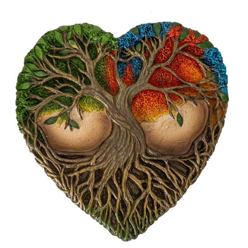 5.3&quot; Tree of Life Heart Shaped Box, SKU PG-16003, UPC 700317396048