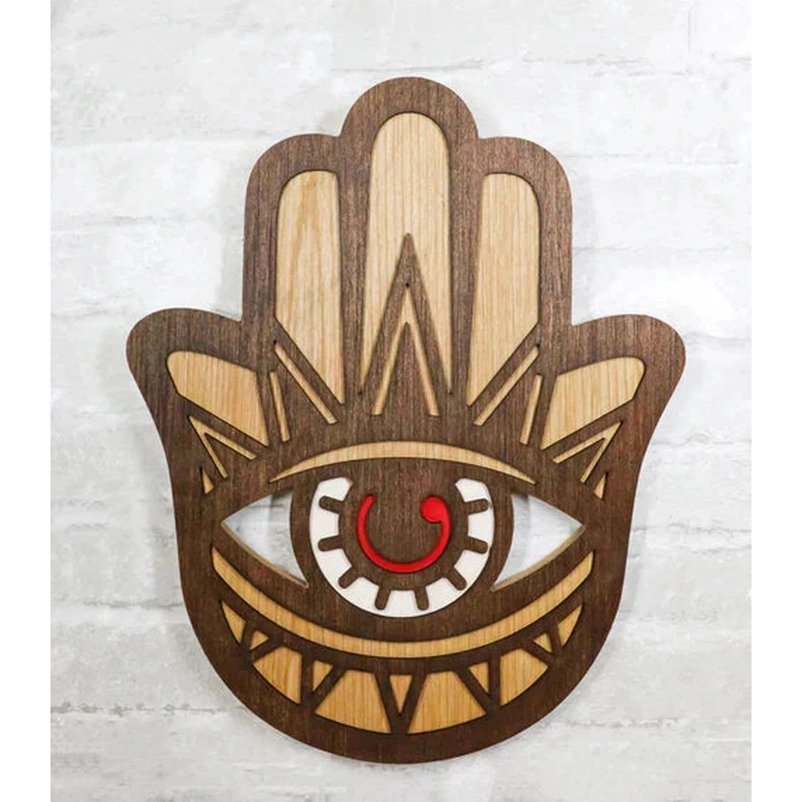 16&quot; Hamsa Wall Plaque, SKU PG-16078, UPC 700317391340