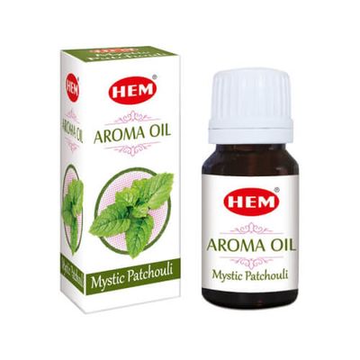 10 ml Hem Aroma Oils - Mystic Patchouli, SKU Hoil-PA-1, UPC 700317302988