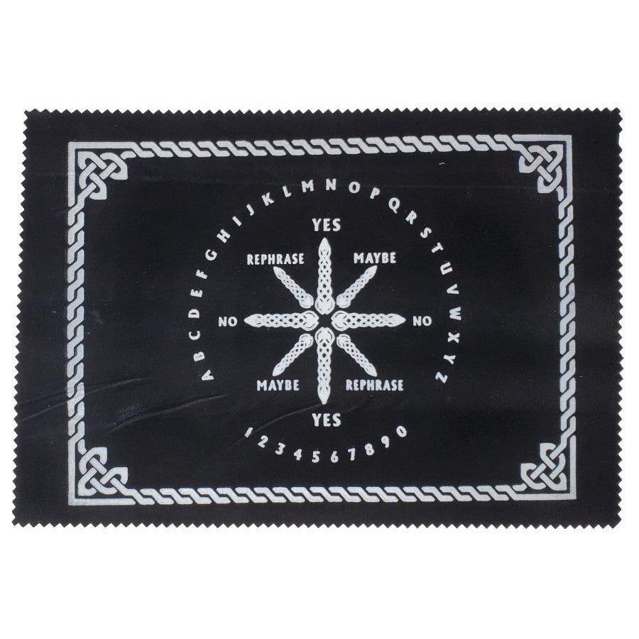 8&quot; x 12&quot; Celtic Wand Pendulum Mat, SKU V03-84-PMT-7, UPC 700317354833