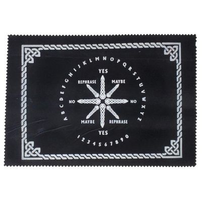 8&quot; x 12&quot; Celtic Wand Pendulum Mat, SKU V03-84-PMT-7, UPC 700317354833