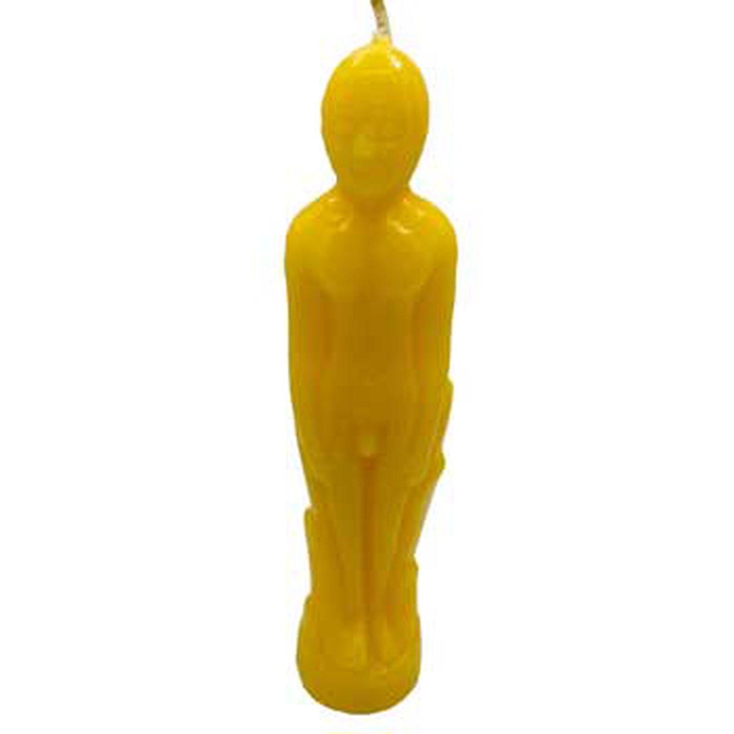 8&quot; Male Candle - Yellow, SKU RM-11619, UPC 700317363750