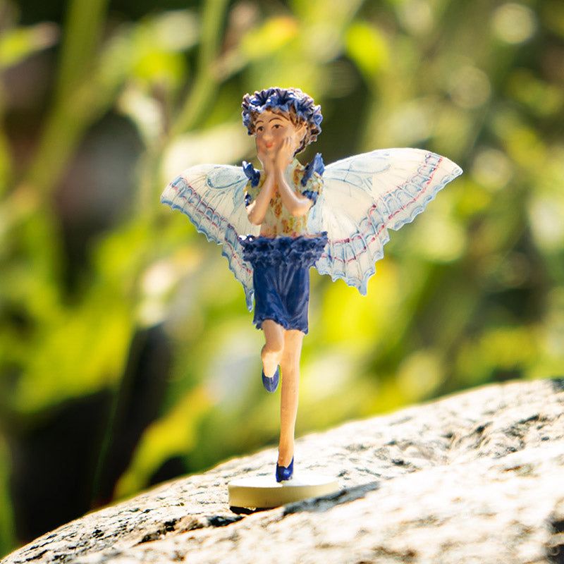 2.4&quot; Mini Flower Fairy Figurine - Cornflower, SKU PG-Y9327, UPC 700317299929