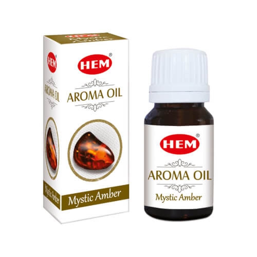 10 ml Hem Aroma Oils - Mystic Amber, SKU Hoil-AM-1, UPC 700317303077