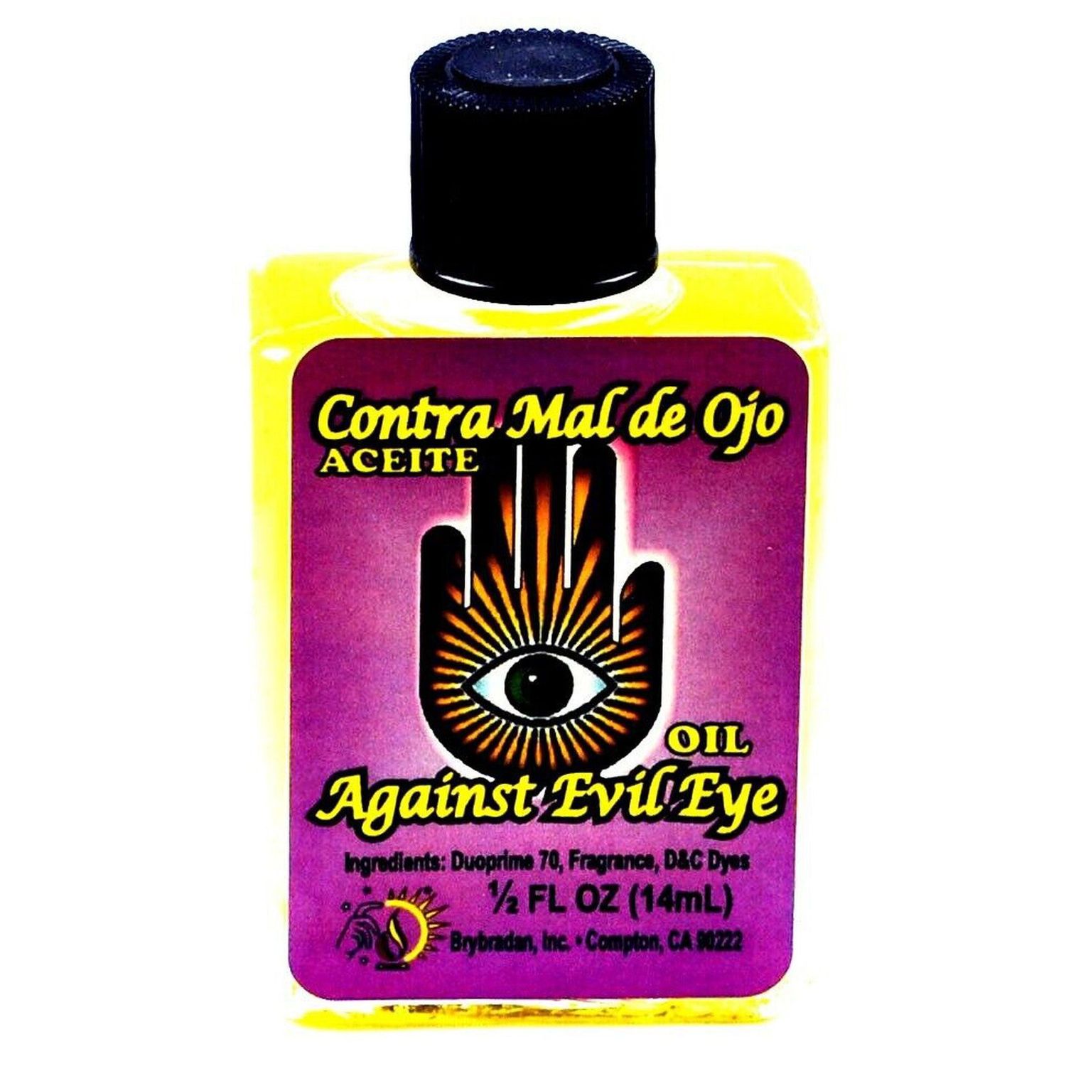 1/2 oz Brybradan Spiritual Oil - Against Evil Eye, SKU RM-287118, UPC 700317361756