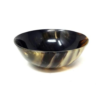 5.25&quot; Polished Horn Ritual Bowl, SKU G06-059-334, UPC 700317371090