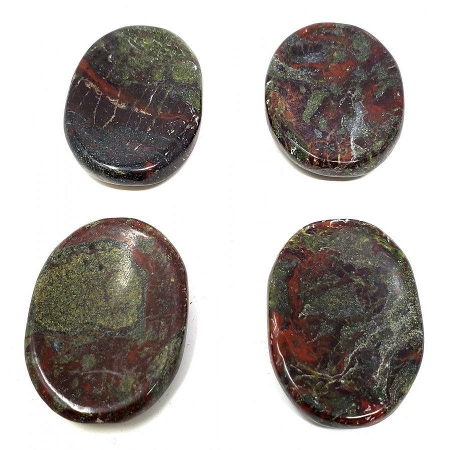 Worry Stone - Dragon&#39;s Blood Jasper, SKU U00-11-WOST-11-1, UPC 700317382218