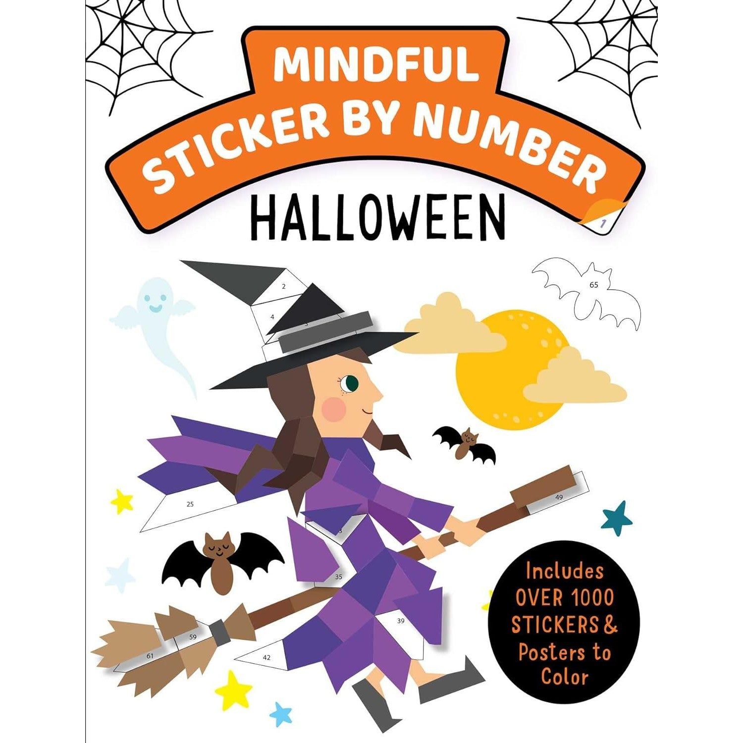 Mindful Sticker By Number: Halloween by Insight Kids, SKU BB-116, UPC 700317377290