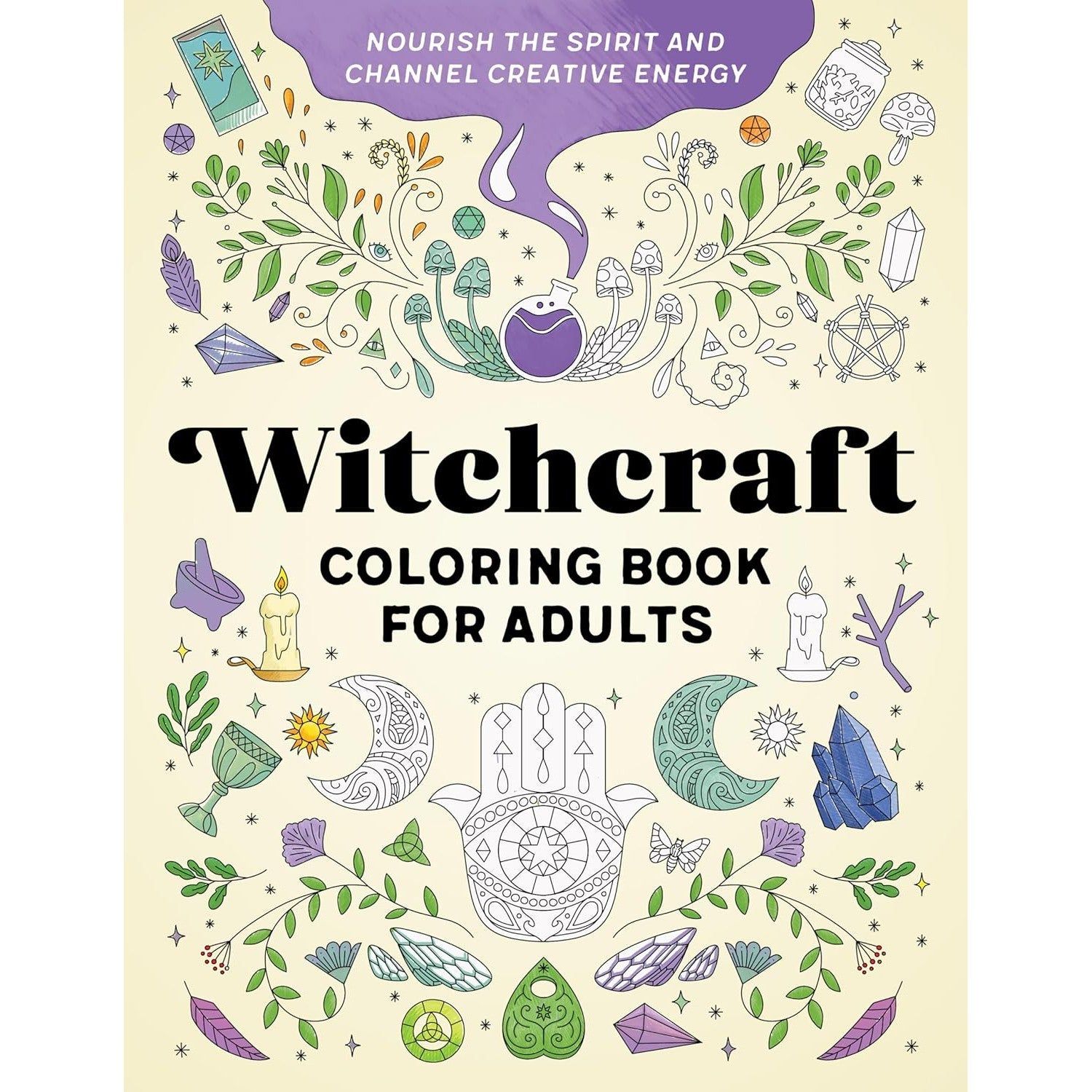 Witchcraft Coloring Book for Adults by Rockridge Press, SKU BB-205, UPC 700317415220