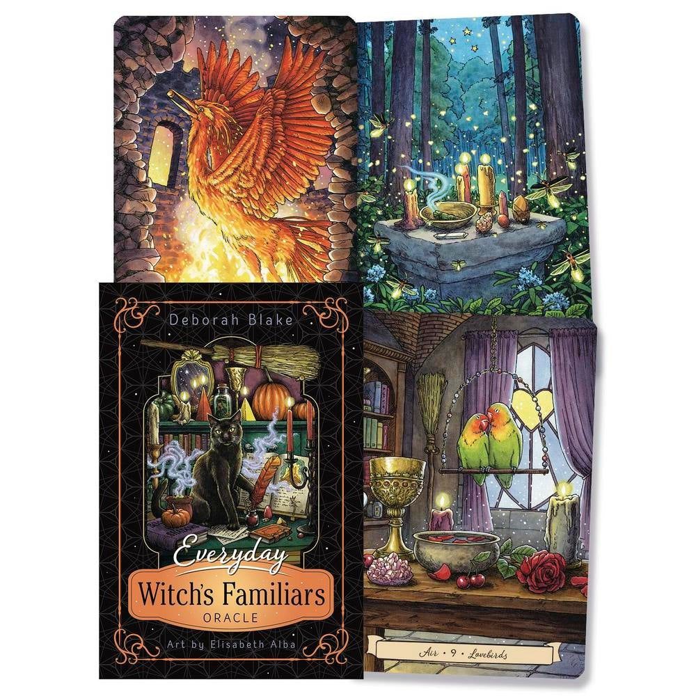 Everyday Witch&#39;s Familiars Oracle by Deborah Blake, Elisabeth Alba, SKU LW2299, UPC 700317383673