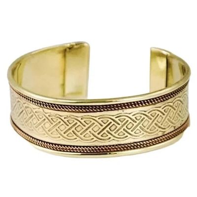 Copper &amp; Brass Bracelet - Celtic, SKU H01-29-111K-1, UPC 700317379089