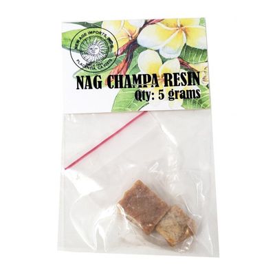 Nag Champa Resin 5 Grams, SKU H07-091-NC05, UPC 700317313946