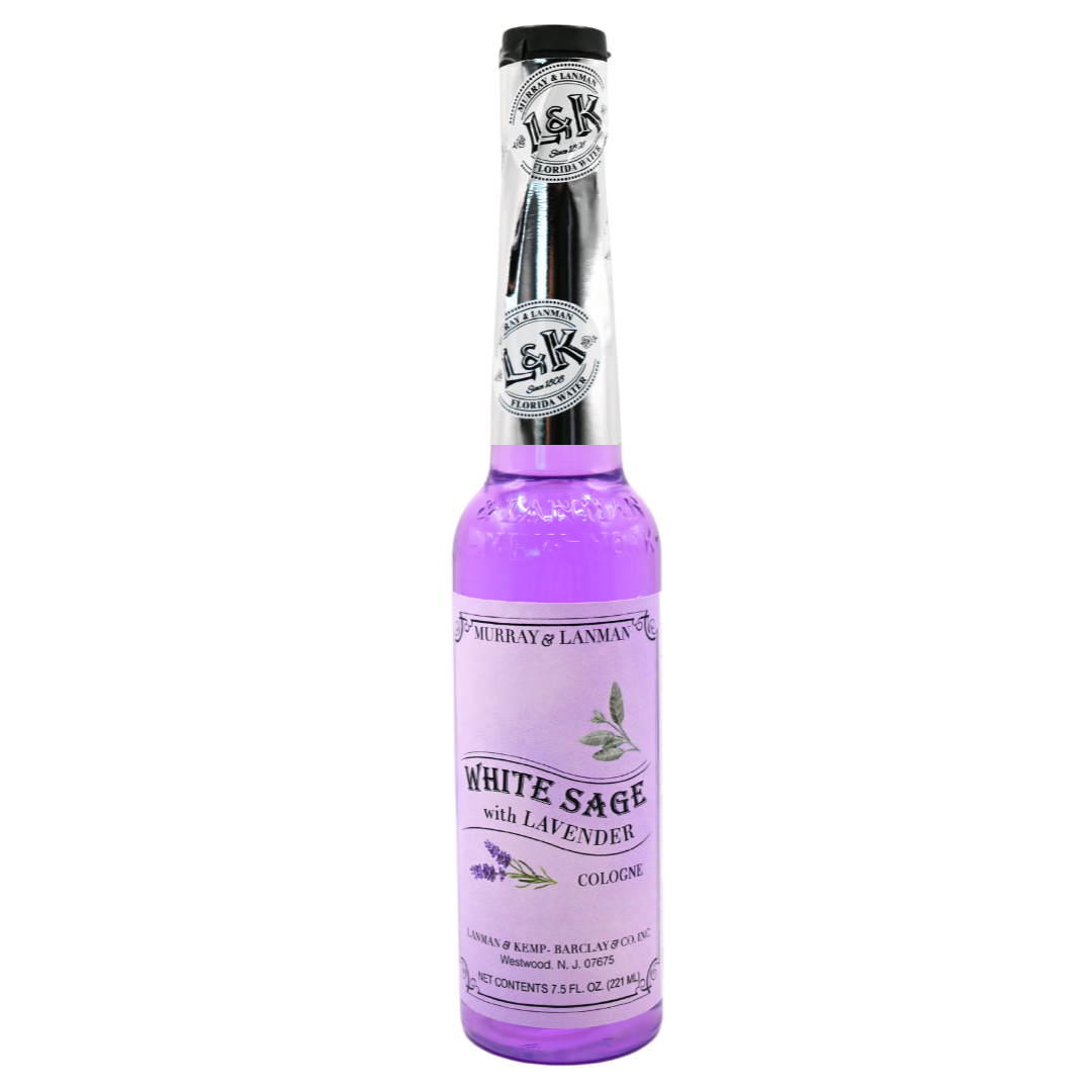 7.5 oz Murray &amp; Lanman Cologne - White Sage &amp; Lavender, SKU FW-F181, UPC 700317414964