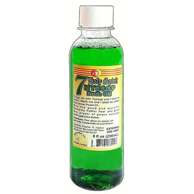 Brybradan 7 Holy Spirit Hyssop Bath Oil, SKU RM-10474, UPC 700317365839