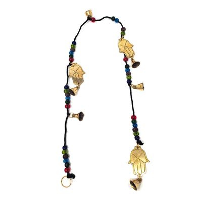 31&quot; Hand of Compassion Brass Wind Chime, SKU 7547, UPC 700317304371