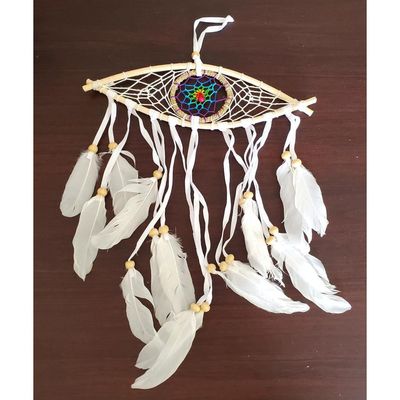 16&quot; Dream Catcher - Chakra Evil Eye, SKU S08-55-DC108, UPC 700317381891