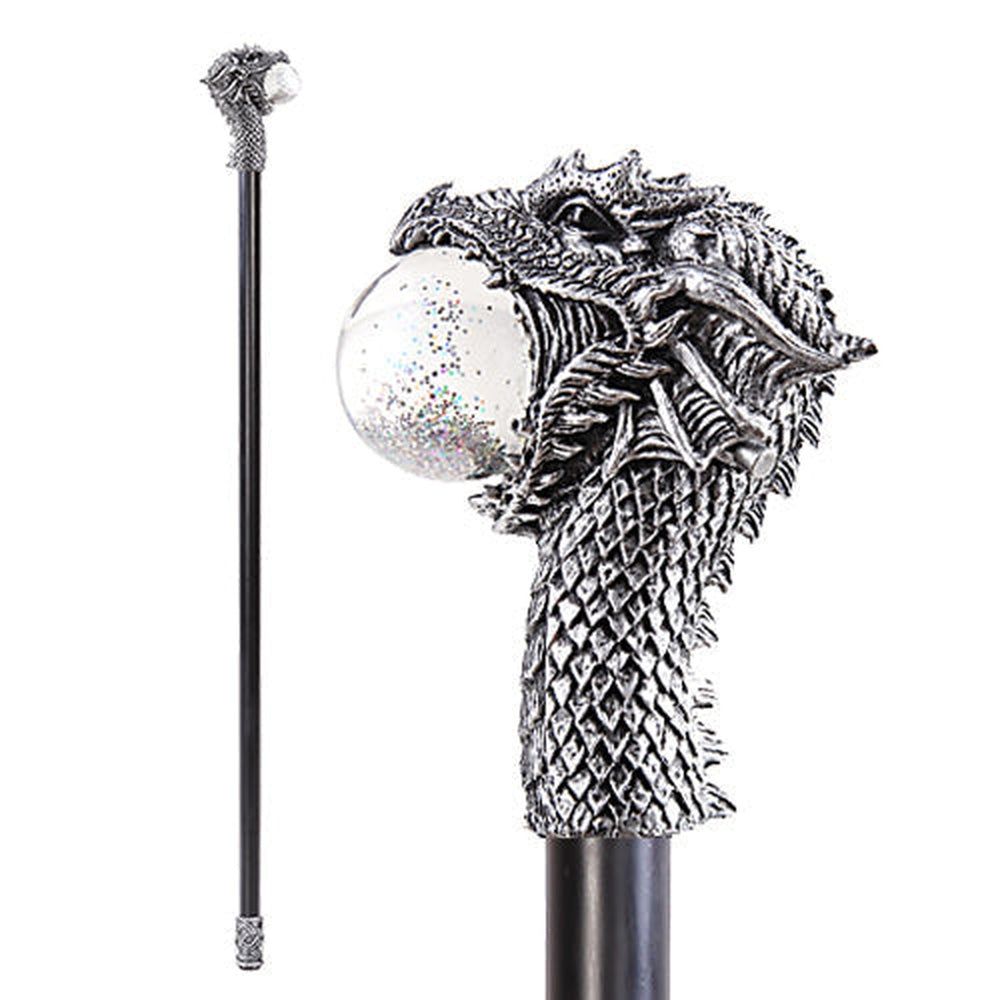37.25&quot; Walking Cane - Dragon Head, SKU PG-11315, UPC 700317302155