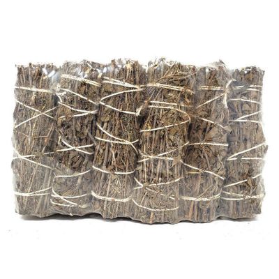 4&quot; Desert Magic Sage &amp; Black Lavender Smudge Stick, SKU S05-DMLV-6pack-1, UPC 700317378426