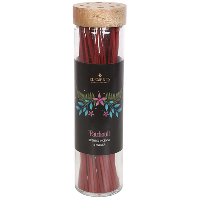 Dark Forest Patchouli Glass Incense with Burner (30 Sticks), SKU PG-15450-3, UPC 700317355977