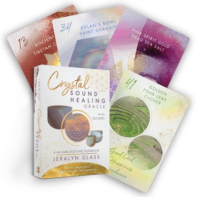 Crystal Sound Healing Oracle by Jeralyn Glass, SKU PH-288, UPC 700317309475
