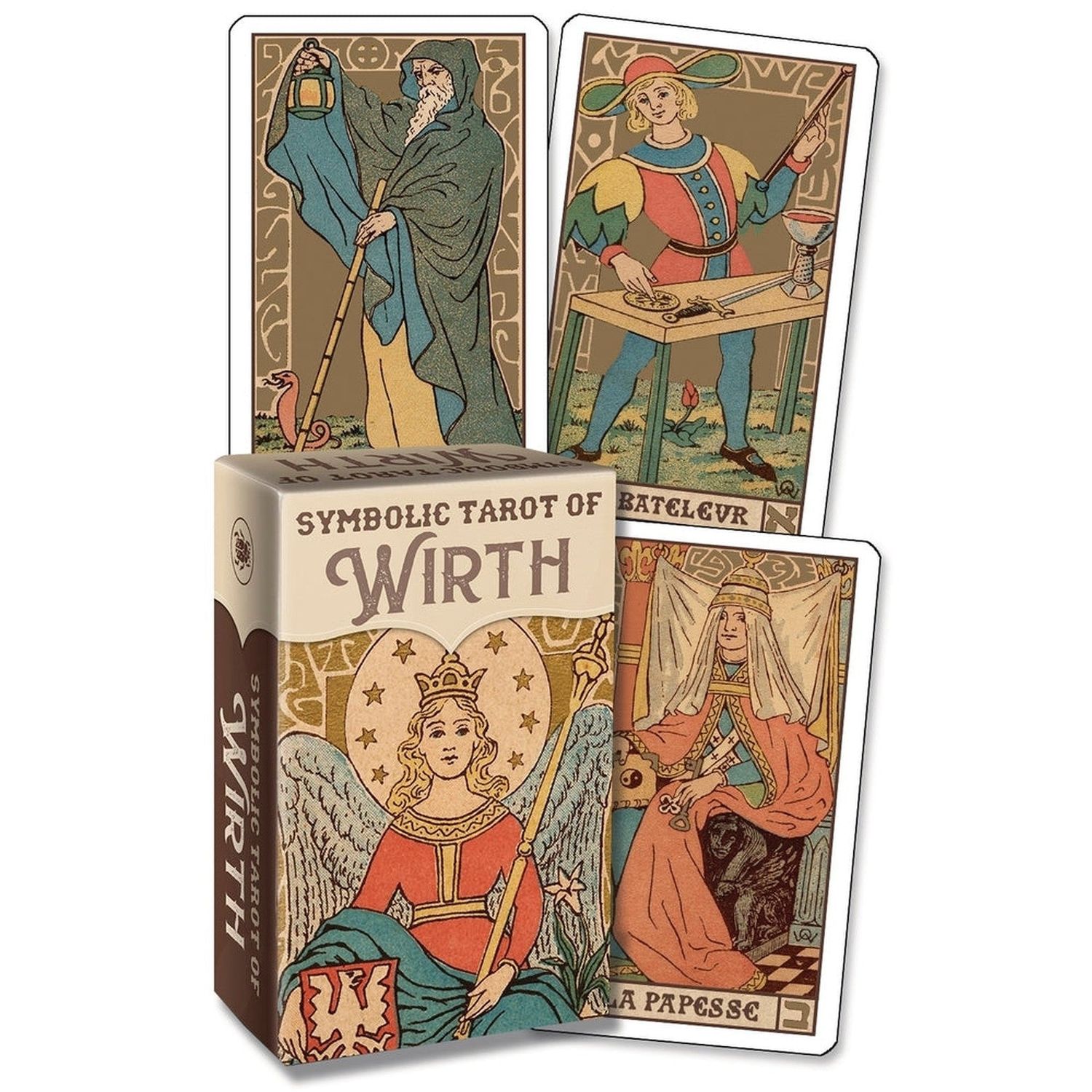 Symbolic Tarot of Wirth Mini by Oswald Wirth, Mirko Negri, SKU LW2255, UPC 700317378686
