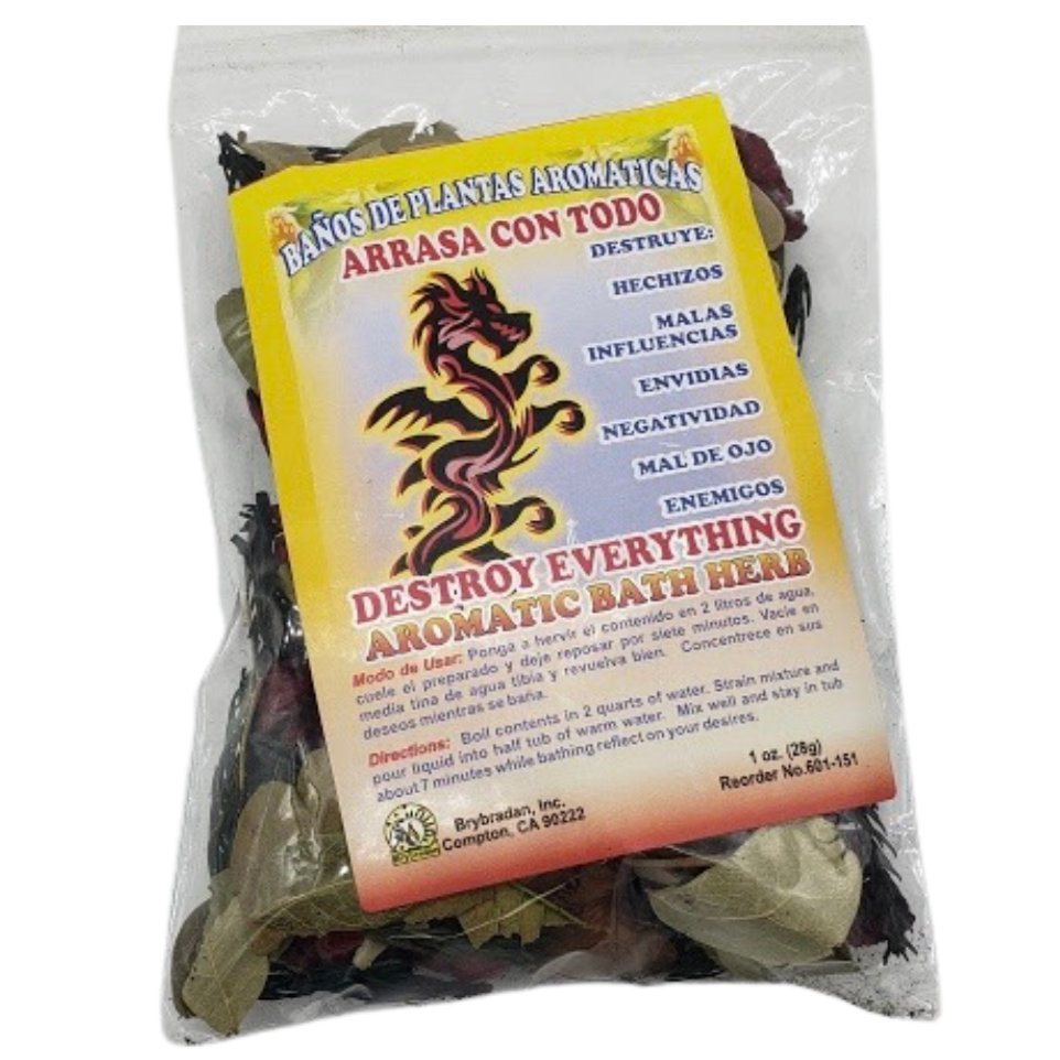 Brybradan Aromatic Bath Herbs - Destroy Everything, SKU RM-601151, UPC 700317365259