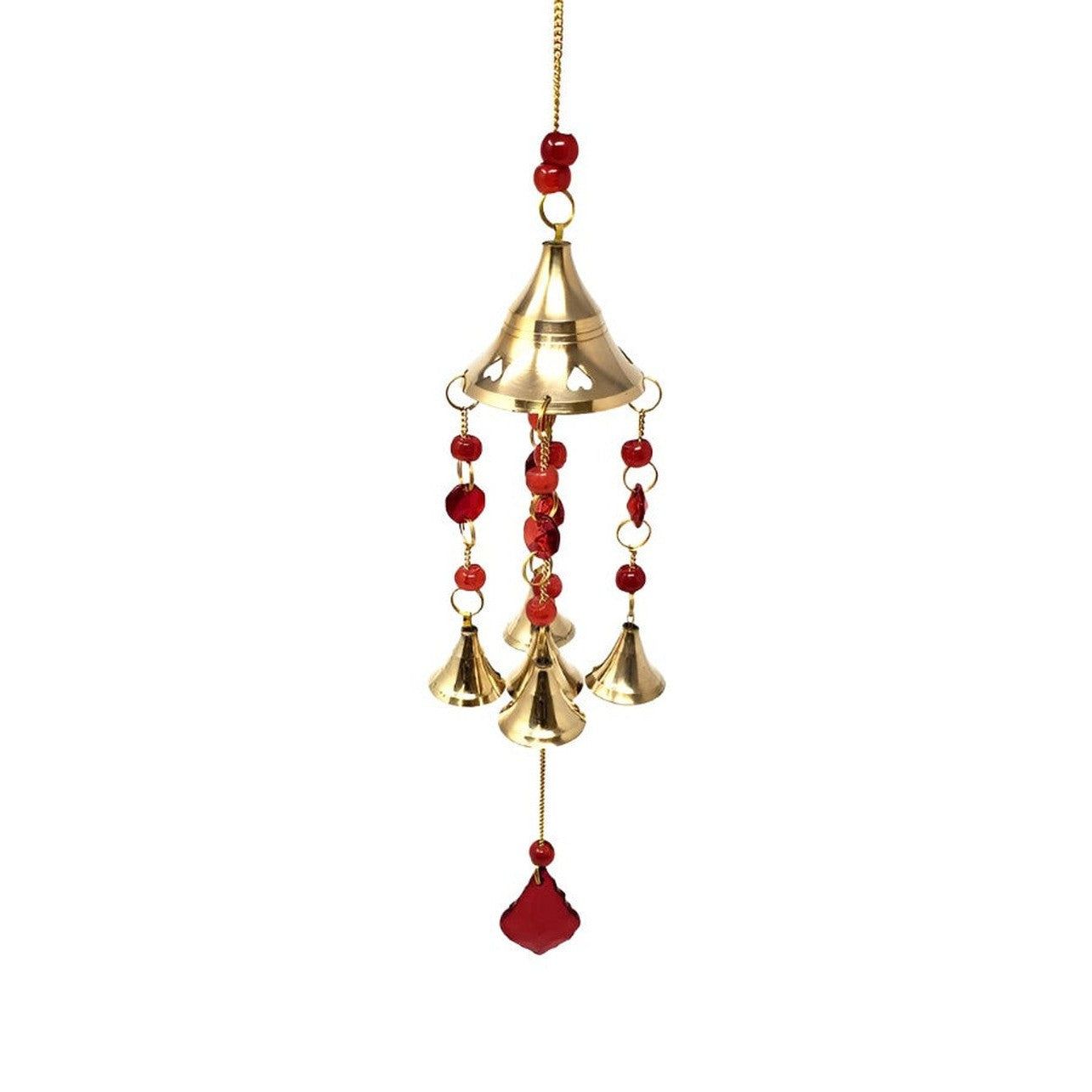 16&quot; Brass Wind Chime, SKU F04-094-7537, UPC 700317378037