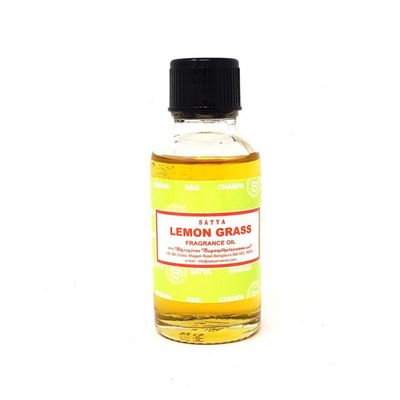 30 ml Satya Fragrance Oil - Lemongrass, SKU SLGOIL30, UPC 700317303145